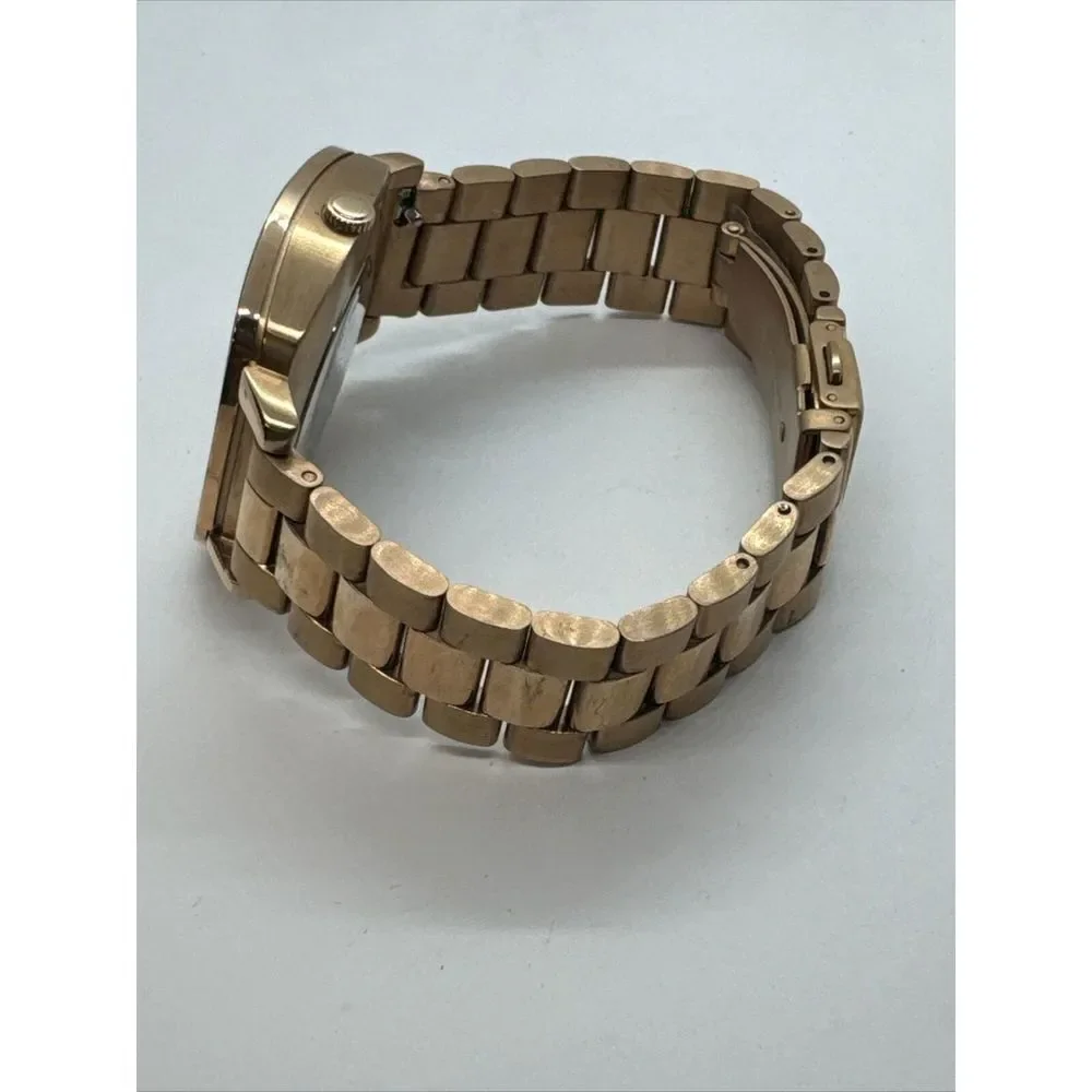 Fossil Idealist ES4195 Unisex Rose Gold Stainless Steel Analog Dial Watch JNA360